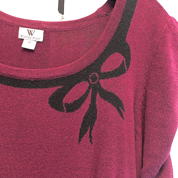 Plum colored sweater - Size -M - Picture 3 of 7